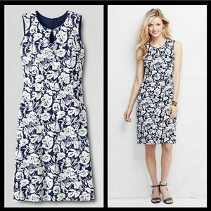 Lands End Ponte Sheath Dress- Sleeveless